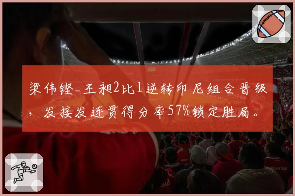 梁伟铿_王昶2比1逆转印尼组合晋级，发接发连贯得分率57%锁定胜局。